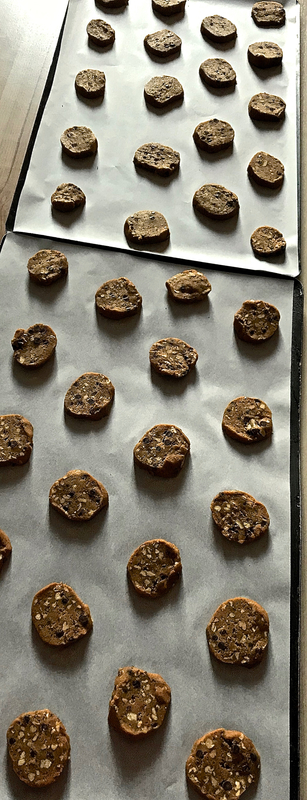 cookies aux noix de pécan et aux perles de chocolat