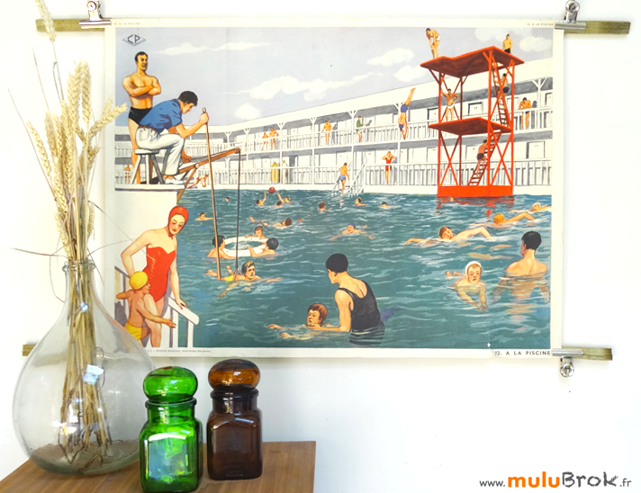 Affiche-A-LA-PISCINE-6-Rossignol-muluBrok-Vintage
