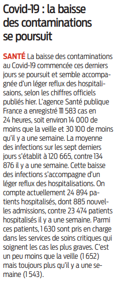 2022 04 17 SO Covid-19 La baisse des contaminations se poursuit
