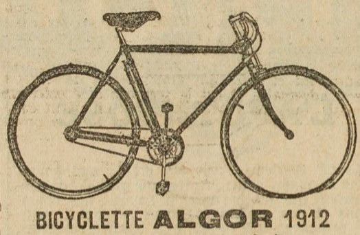 Bicyclette Algor 1912 L'Auto