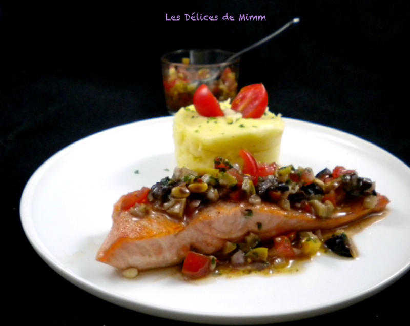 Pavé de truite et sauce vierge au citron confit 3