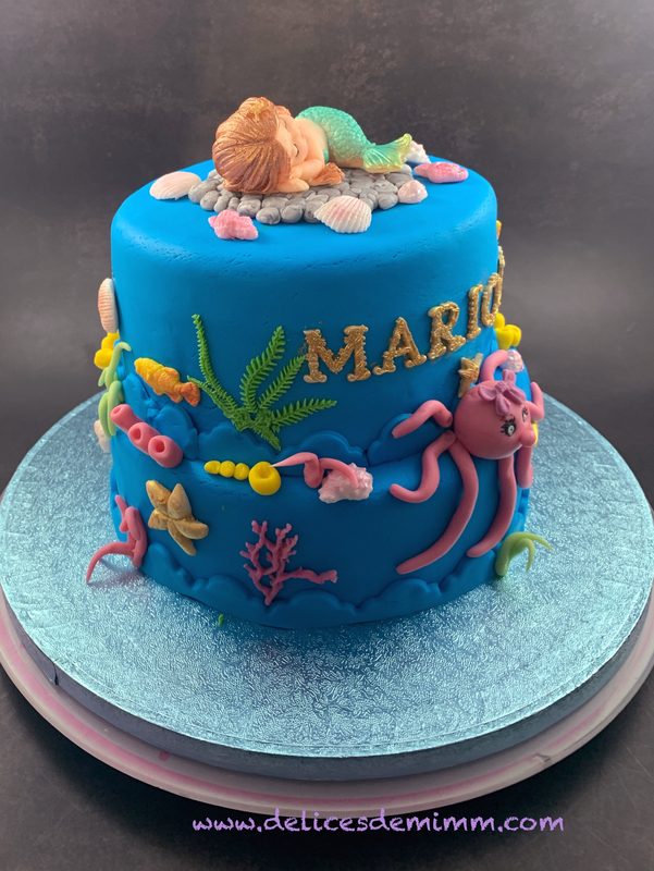Mon gâteau Petite Sirène 4