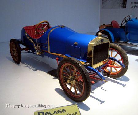 Delage type F biplace course de 1908 (Cité de l'Automobile Collection Schlumpf à Mulhouse) 01