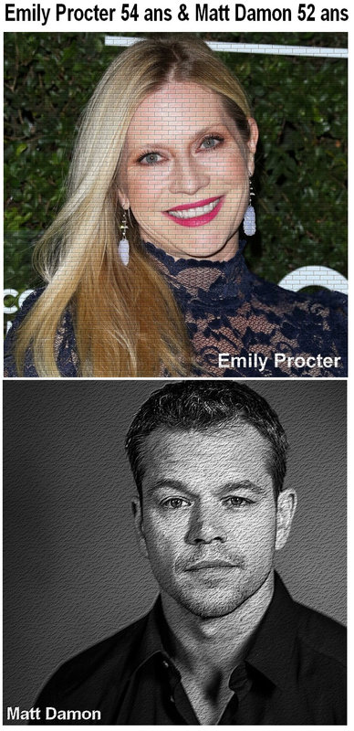 B361 - Emily Procter & Matt Damon Bon Anniversaire