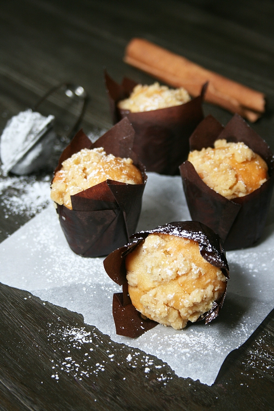Muffins crumble à la poire - Passion culinaire (1)