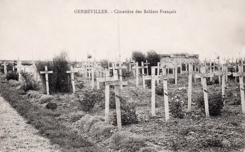 Gerbéviller, cimetière des soldats français