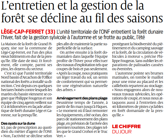 2020 01 19 SO L'entretien et la gestion de la forêt se décline au fil des saisons