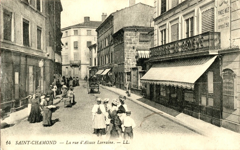 rue d'Alace-Lorraine, cpa