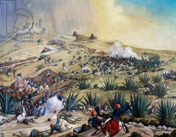 Ortega, la bataille de Puebla