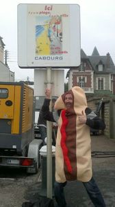 Cabourg, hotdog man