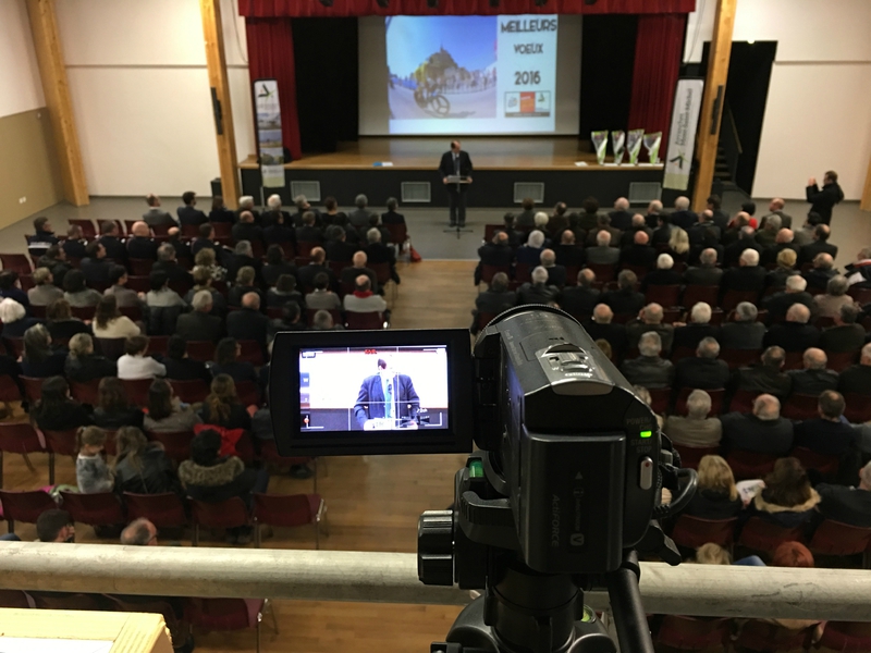 cérémonie voeux 2016 communauté de communes Avranches Mont-Saint-Michel vidéo