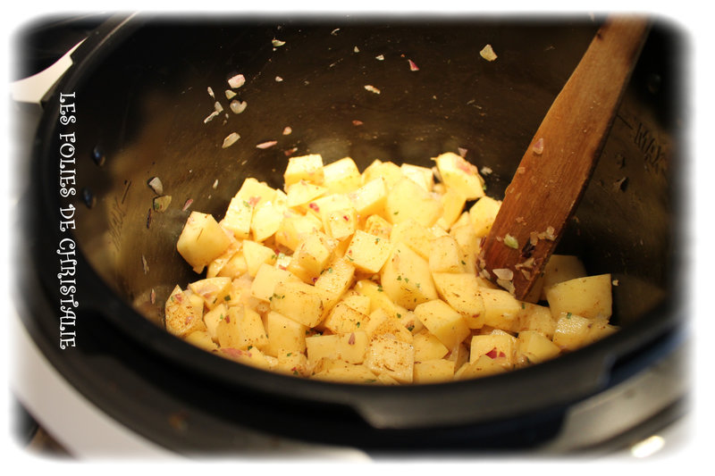 Poulet pommes sautées au cookéo 1