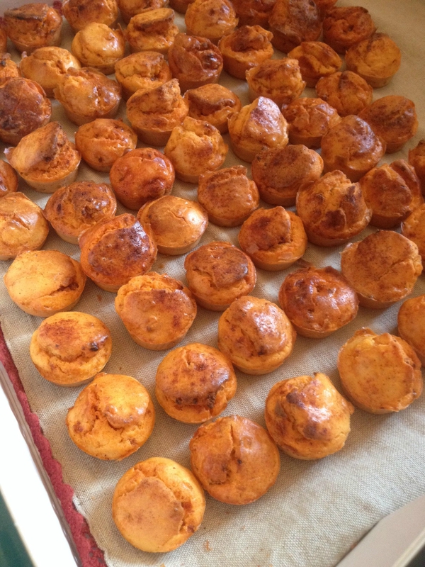 mini muffins chorizo