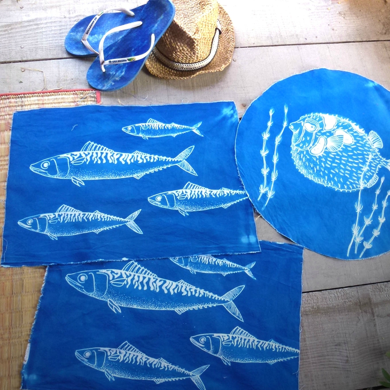 cyanotype poisson 8