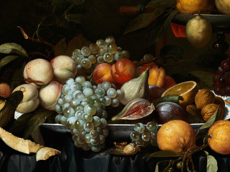 レオン・デ・スメット、NATURE MORTE AUX FRUITS ET FE レオン・デ・スメット、NATURE MORTE AUX FRUITS ET FE