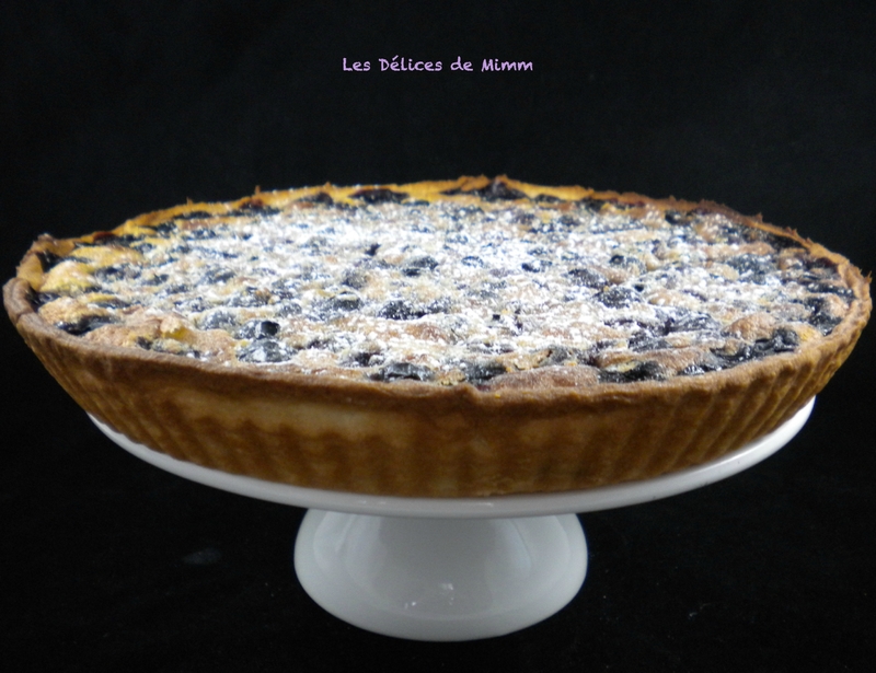 Tarte amandine aux myrtilles 2