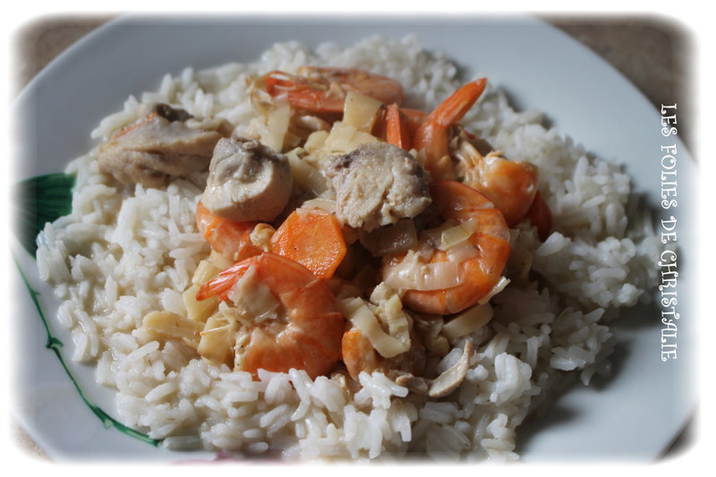Poêlée poisson crevettes 5