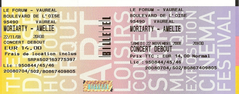 2008 11 Moriarty Billet