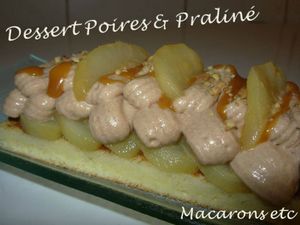 Dessert Poire & Praliné 4