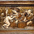 Relief of the <b>Holy</b> <b>Family</b>, Renaissance, attributed to D. SILOE (Diego de Siloé, Burgos 1495-1563 Granada), Spain, 16th century