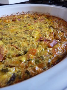 recettes legumes Clafoutis de légumes au jambon