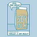 RAPPEL : le <b>lait</b> de <b>soja</b> (ou soya)