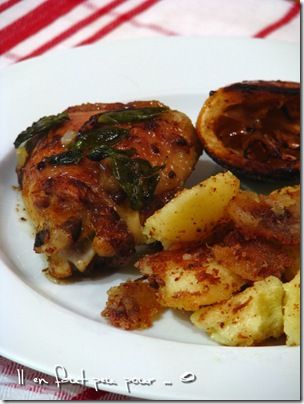 poulet citron basilic