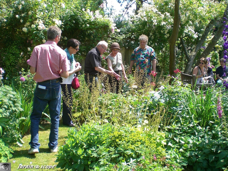 Visite de jardins avec des blogueurs