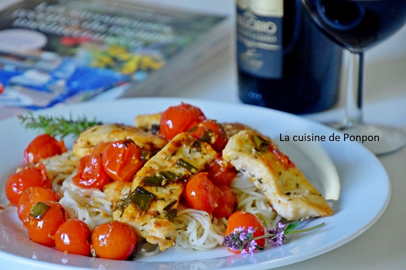 escalope de poulet au citron et tomates cerise (9)