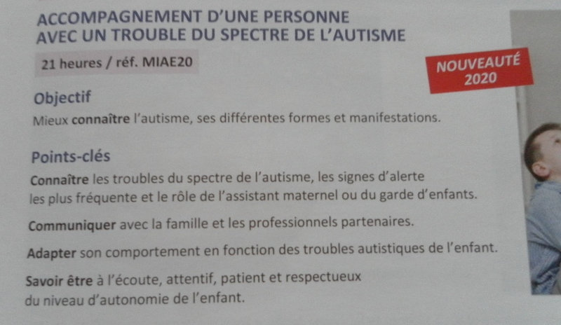 formation autisme