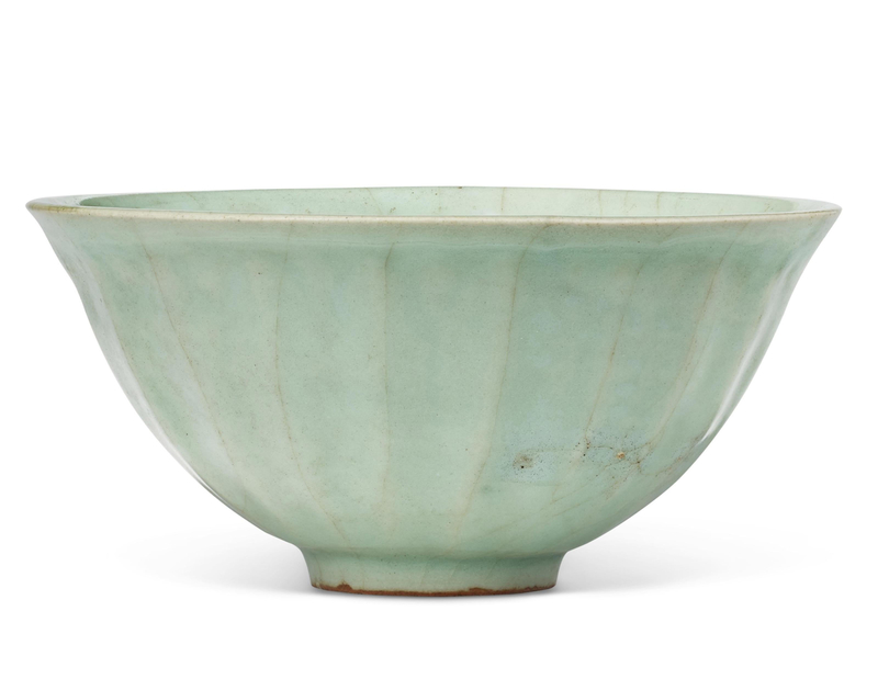 A Longquan celadon 'lotus' bowl, Southern Song dynasty (1127-1279)