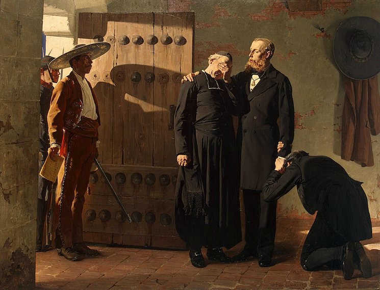 Laurens, L'empereur Maximilian avant son exécution