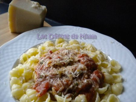 Pâtes aux tomates, anchois et câpres 3