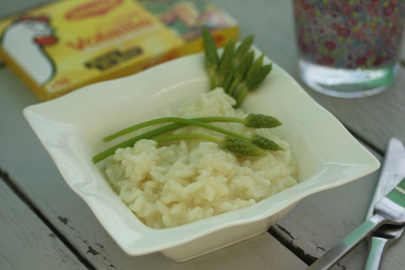 risotto aux asperges des bois
