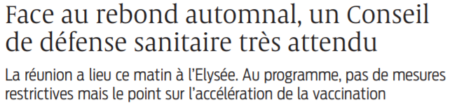 2021 11 24 SO Face au rebond automnal un Conseil de défense sanitaire très attendu