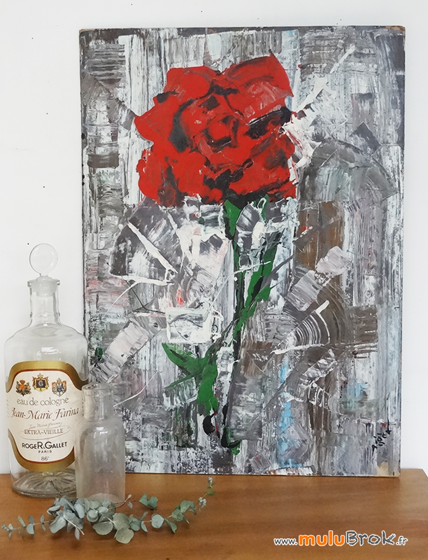 HUILE-PIERRE-PIGET-Rose-1-muluBrok-Brocante-en-ligne