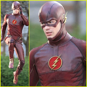 grant-gustin-filming-the-flash-costume-first-look