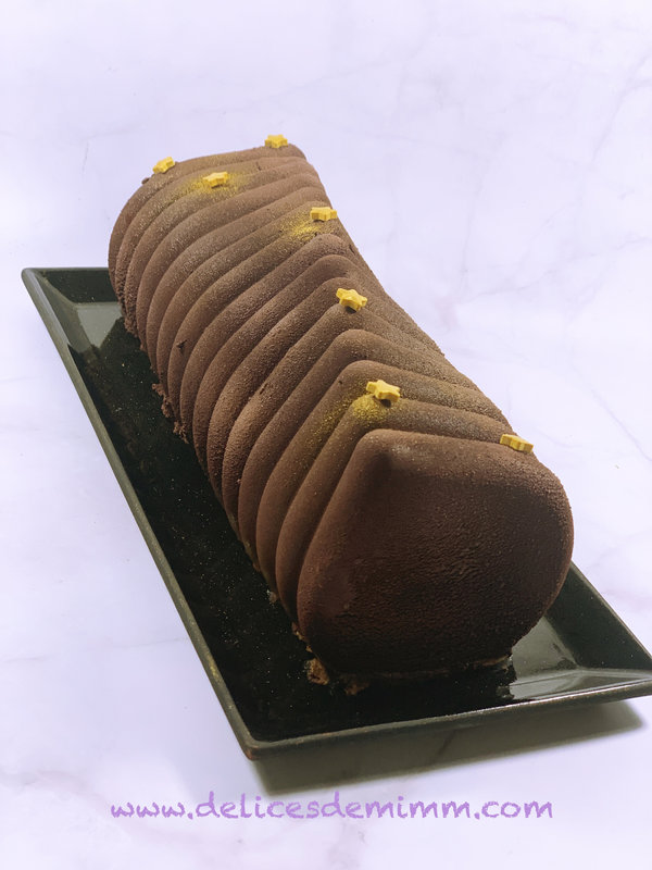 Bûche royale au chocolat 4