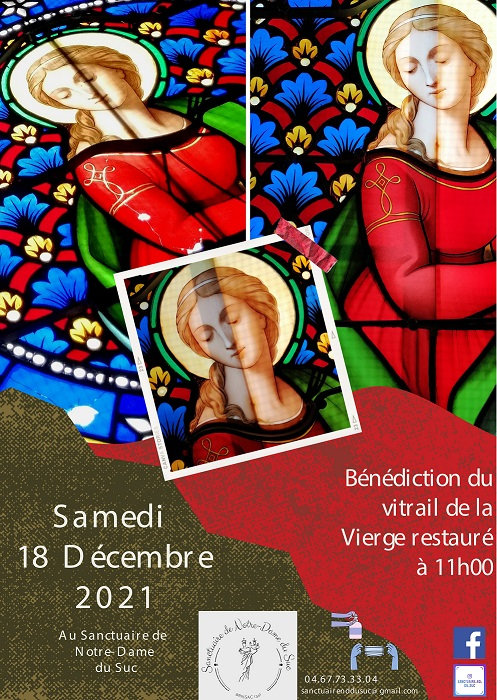 affiche Benediction Vitrail - gontel et dupin