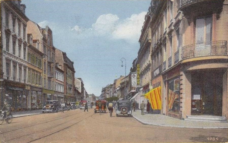 CPA Mulhouse Rue de Colmar