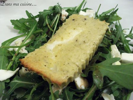 recettes plats Pain de viande maison, mozzarella & pesto de roquette