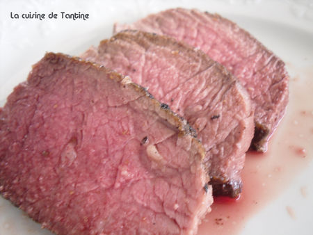 Rôti de boeuf basse température recettes plats RosBif au Roquefort