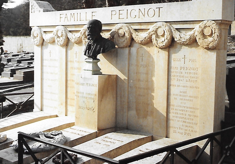 PEIGNOT Tombe-peignot-fontainebleau-1982