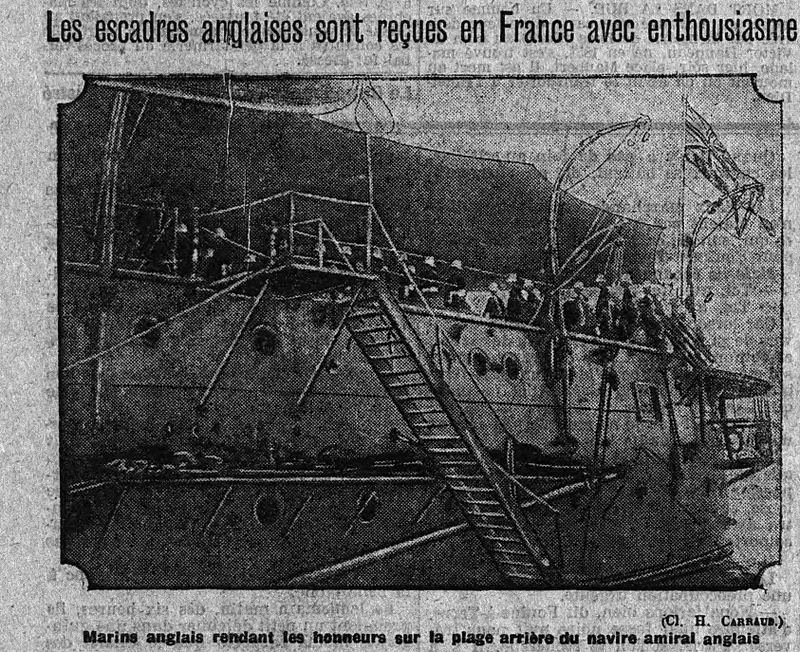 1914-02-17 escadres anglaise à Brest