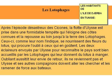 LOTOPHAGES