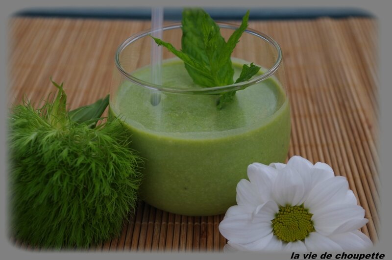 soupe froide de petits pois et menthe-896