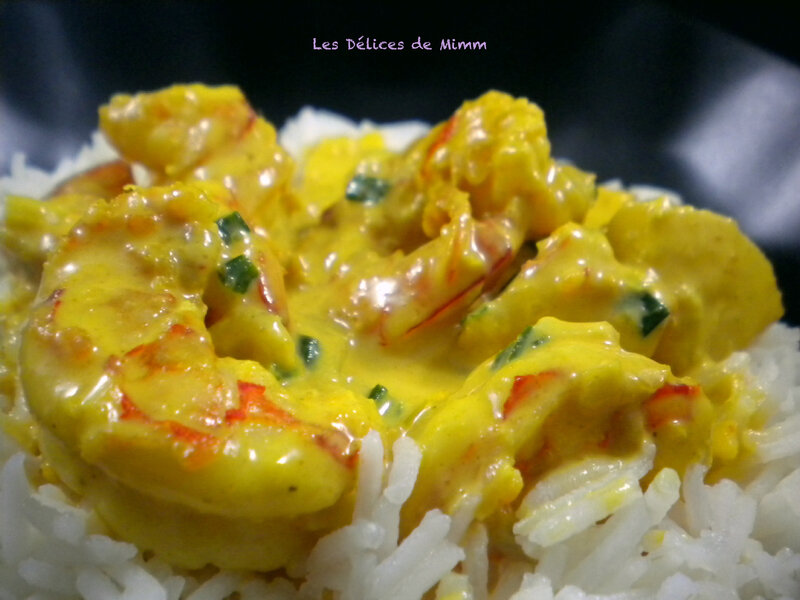 Scampis au curry et à l’ananas 4
