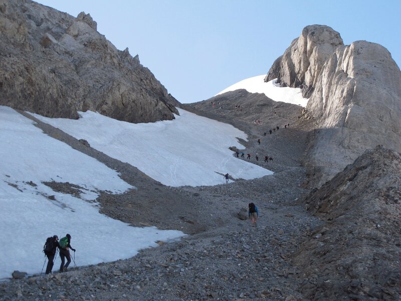 l'immonde pierrier du couloir