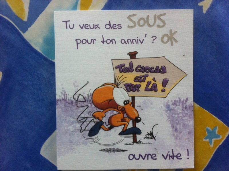 Carte anniversaire Mamie Nine, 41 ans, 1