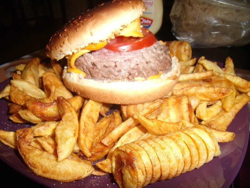 hamburger-frites